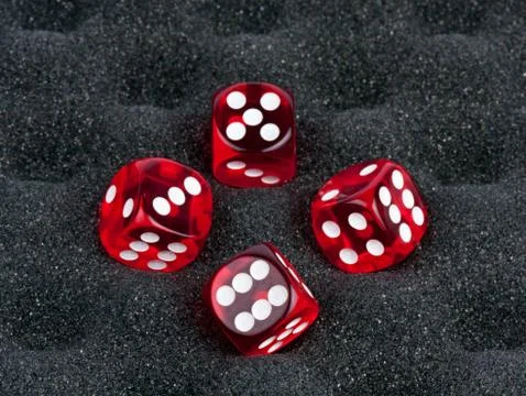 Casino Dices Stock Photos