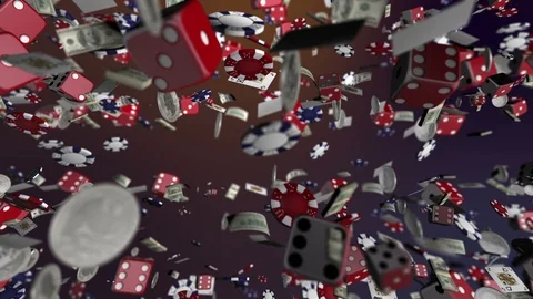 Casino elements loop Stock Footage 102126863