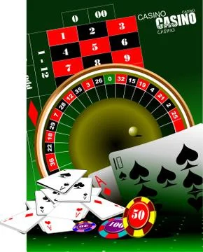 Casino elements. Vector illustration 스톡 일러스트