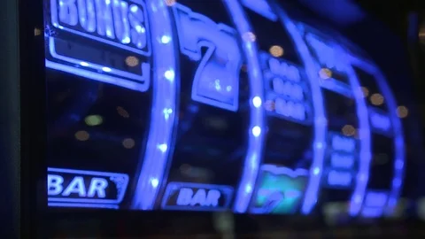 Casino fruit machine Stock Footage 77298908