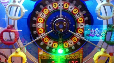 Casino game machine rolling Video stock 22159409