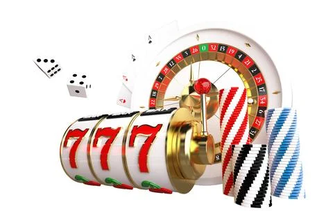 Casino Games Objects Stock Illustration