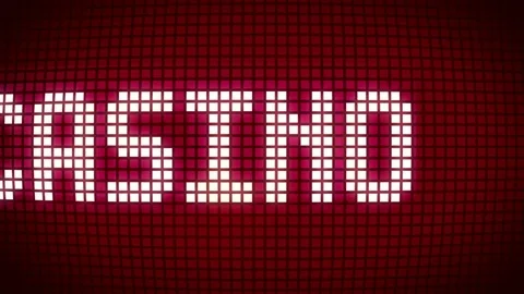 Casino, Led Display message Stock-Footage 85067837