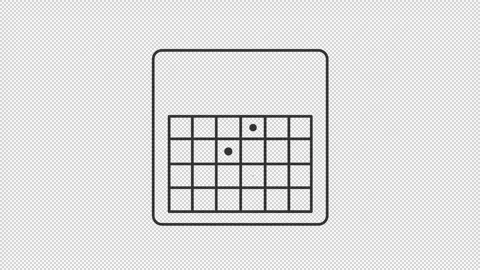 Casino line animation set Stock Footage 325400053