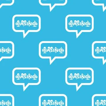 Casino message pattern Stock Illustration