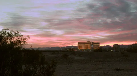 Casino In The middle Of The Desert Video stock 36094800