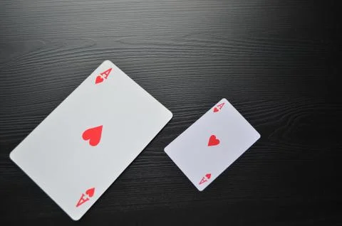 Casino. Playing cards Stock Photos