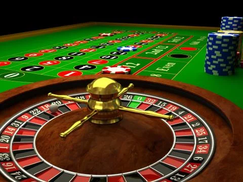 Casino roulette Stock Illustration