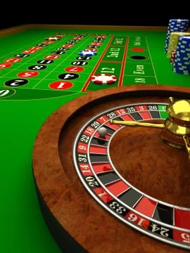 Casino roulette Stock Illustration
