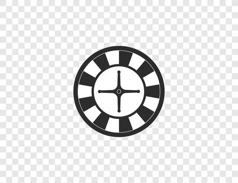 Casino, roulette, spin icon. Vector illustration, flat design. Stock-Illustration