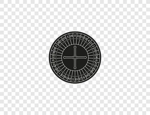Casino, roulette, spin icon. Vector illustration, flat design. Illustrazione stock