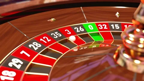 Casino Roulette Table Stock Footage 169275495