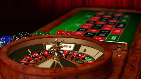 Casino Roulette Table Stock Illustration