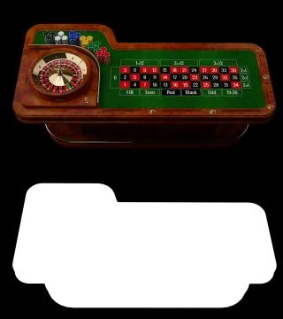 Casino Roulette Table Illustrazione stock