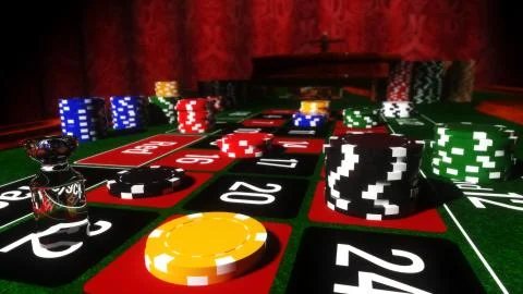 Casino Roulette Table Illustrazione stock