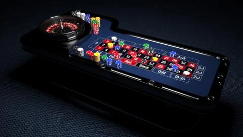 Casino Roulette Table Stock Illustration