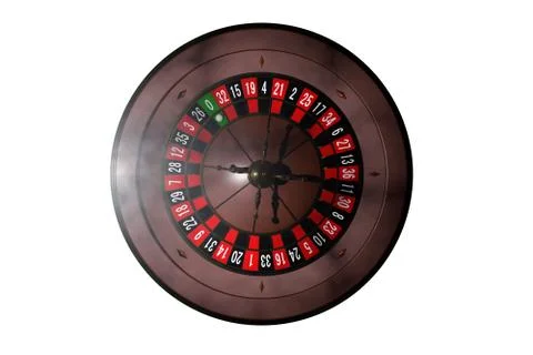 Casino roulette wheel. 3D render Illustrazione stock