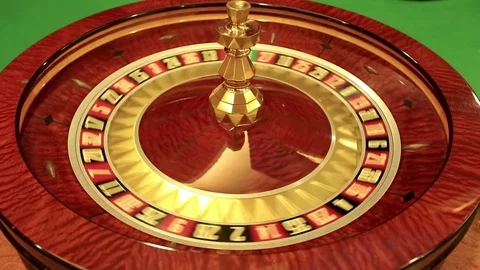 Casino Roulette Wheel Stock Footage 72955337