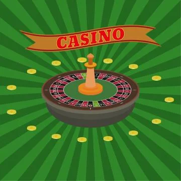 Casino set Stockillustratie