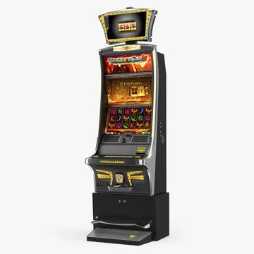 Casino Slot Machine Gold 3D Model
