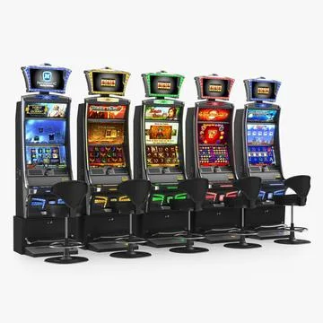 Casino Slot Machines 3D Model