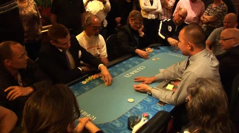 Casino Table Video stock 53453839