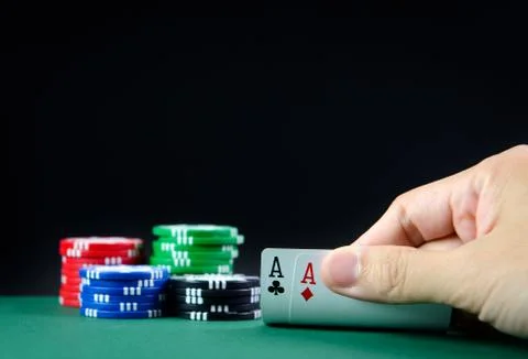 Casino table Stock Photos