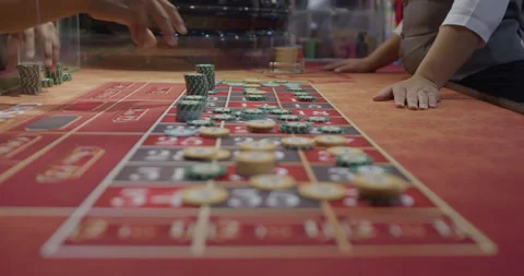 CASINO Table Slow Motion Stock-Footage 278130348