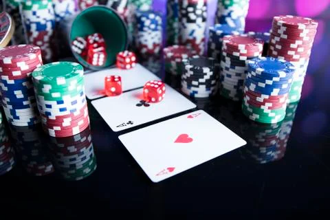 Casino theme. Stock Photos