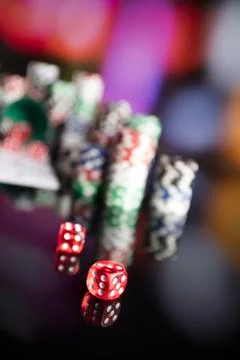 Casino theme. Stock Photos