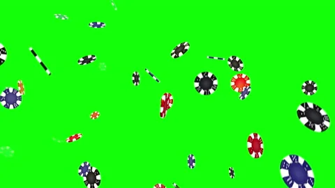 Casino tip loop green background animation Видео 146051092