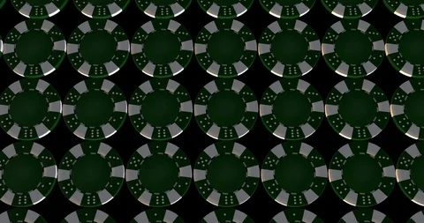 Casino token chips top view Stock Footage 105437983