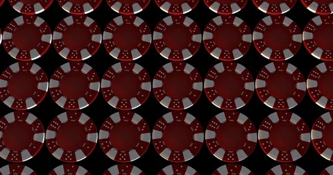 Casino token chips top view Stock Footage 105438327
