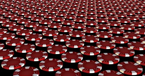 Casino token chips top view Stock Footage 105438532