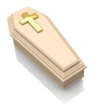 The casket Stock Illustration