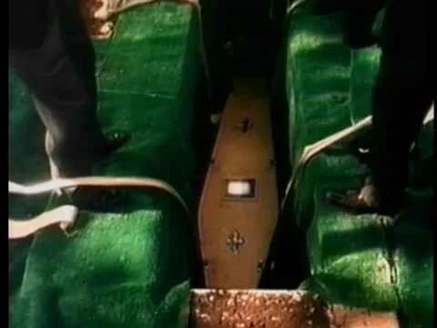 Casket lowered into grave Stock Footage 260249654