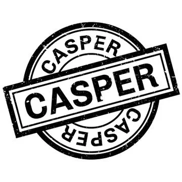 Casper rubber stamp Stock Illustration