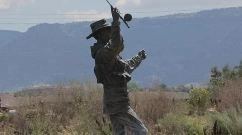 Casper WY - Statue Video stock 40540952