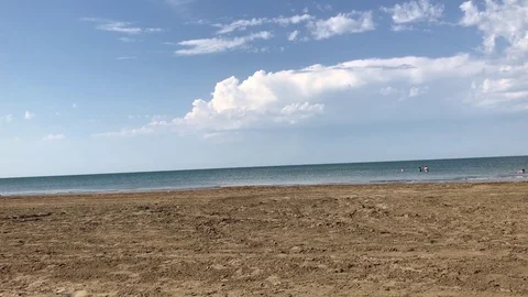 Caspian sea beach Stock Footage 80505540