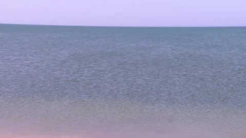 Caspian Sea view  Tracking to right Stock Footage 201430161