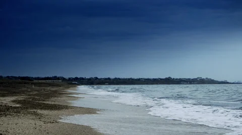 Caspian Sea waves Stock Footage 62405704