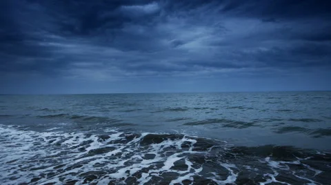 Caspian Sea waves Stock Footage 62405760