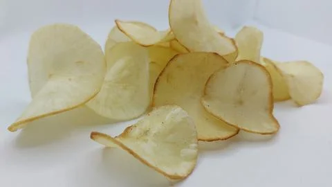 Cassava chips Stock Photos