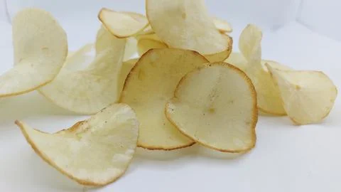 Cassava chips Stock Photos
