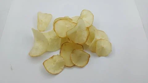 Cassava chips Foto stock