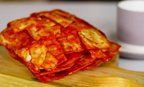 Cassava crackers Stock Photos