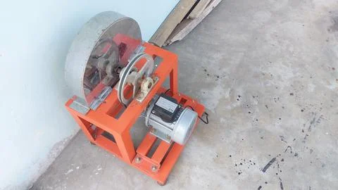 Cassava Cutting Machine Stock Photos