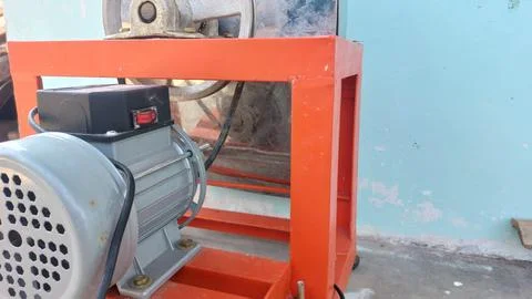 Cassava Cutting Machine Stock Photos
