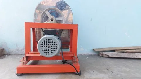 Cassava Cutting Machine Stock Photos
