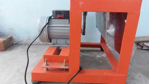 Cassava Cutting Machine Stock Photos